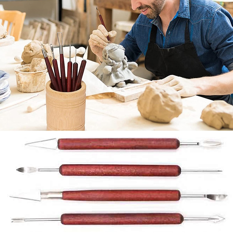 6PCS Sculpting Pottery Clay To - Wood Chisel Set recension och pris