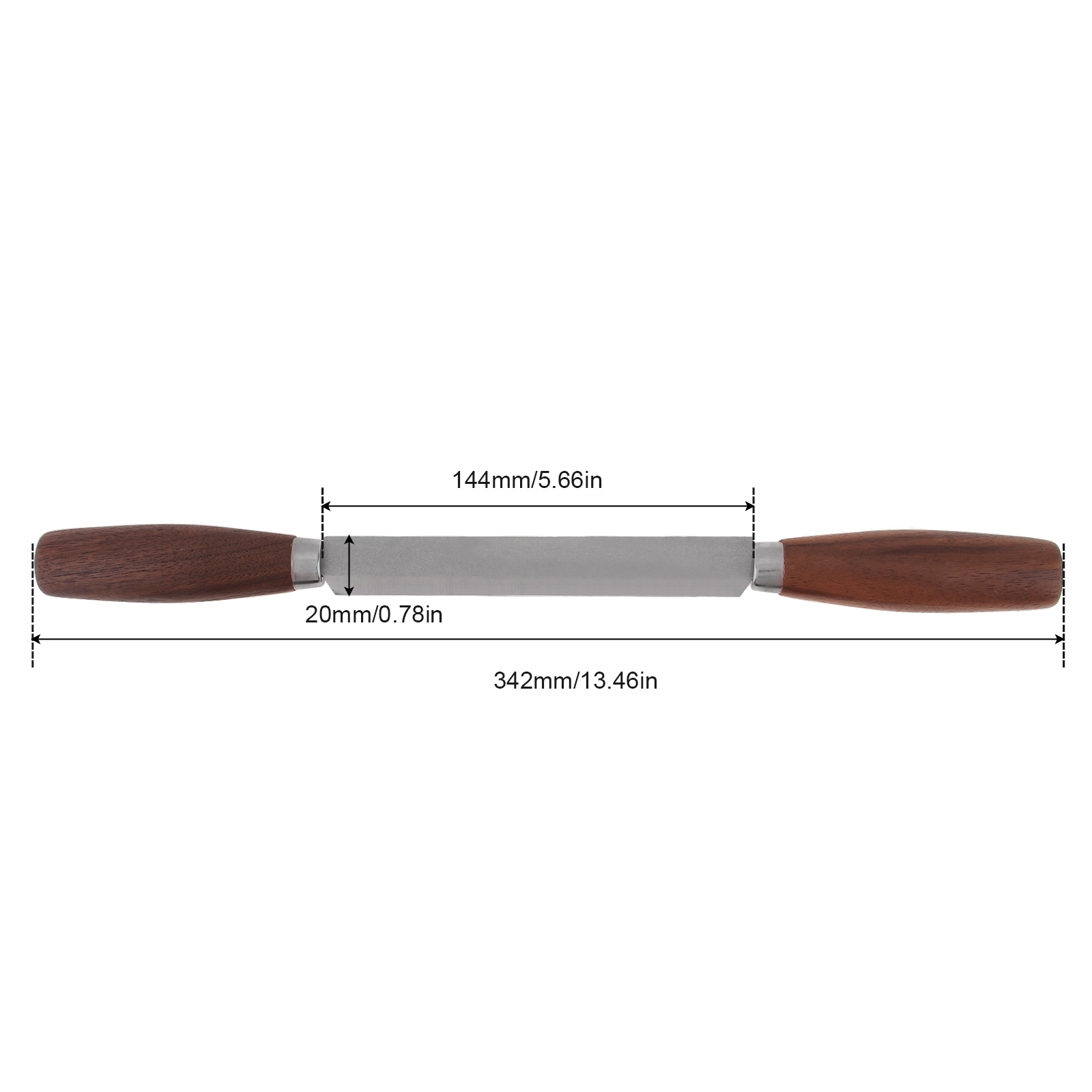 1 Piece Walnut Wood Woodwork H - Drawknife Blade recension och pris