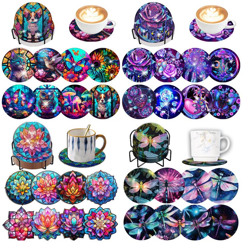 8pcs/Set DIY Diamond Painting  - Woodworking Resin recension och pris