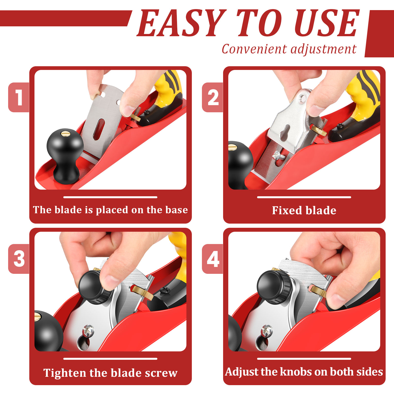 Wood Hand Planer Set Hand Tool - Drawknife Blade recension och pris