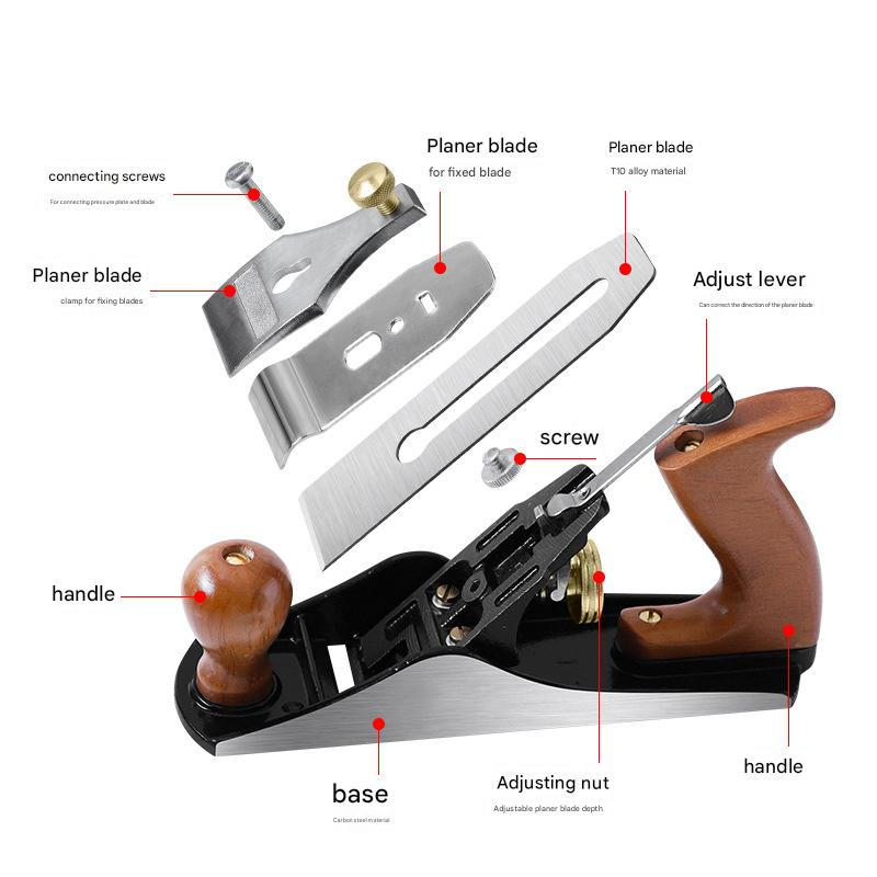 Smoothing Plane in Wooden Stor - Drawknife Blade recension och pris