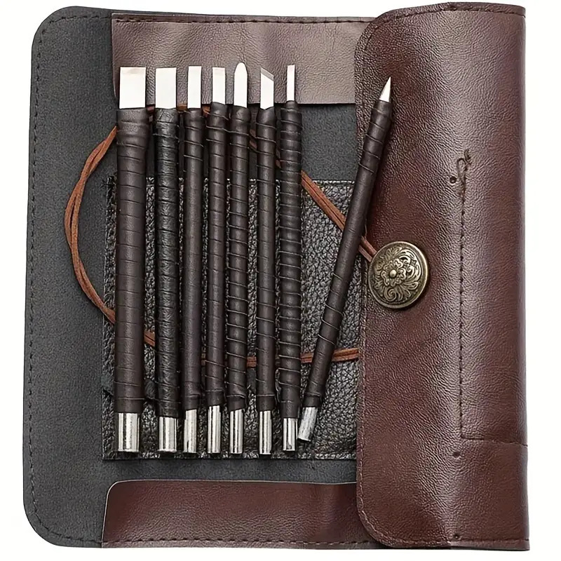 ‌8pcs Tungsten Steel Carving C - Wood Chisel Set recension och pris
